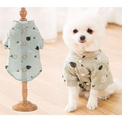 Dog Shirt Coat Summer Dog Clothes Puppy Outfits Garment Small Dog Costume Yorkshire Pomeranian Schnauzer Pet Clothing Apparel