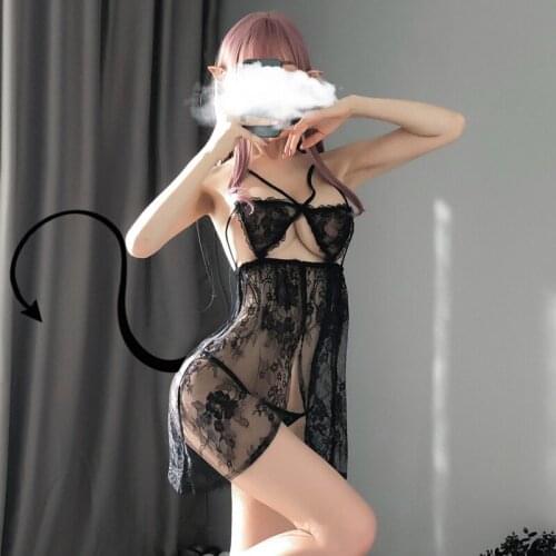 Sexy Women Lingerie Lace Cute Princess See-through Vest Babydoll Underwear Sleepwear Night Dress Erotic Sex Clothes