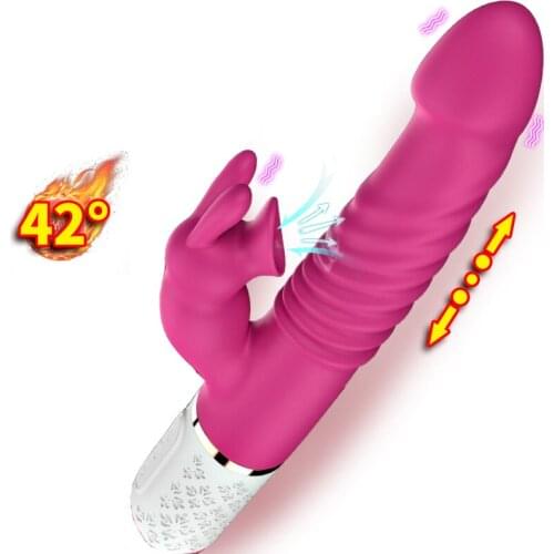 Telescopic Thrusting Vibrator for Women Swing Heating Girl Sex Toys for Women Masturbation Virbating Sex Machine USB Charing