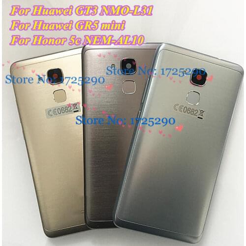 Battery Door housing Rear back Cover for Huawei GT3 NMO-L31 GR5 mini NEM L31 L21 NEM-L31 NEM-L21 Honor 7 Lite Honor 5C AL10 UL10
