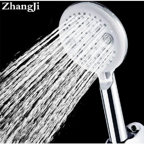 Zhangji Bathroom Rainfall SPA Shower Head Cat Eye Design Modern 5 Modes Handheld Water Saving 115mm Big Panel Shower Heads Spray