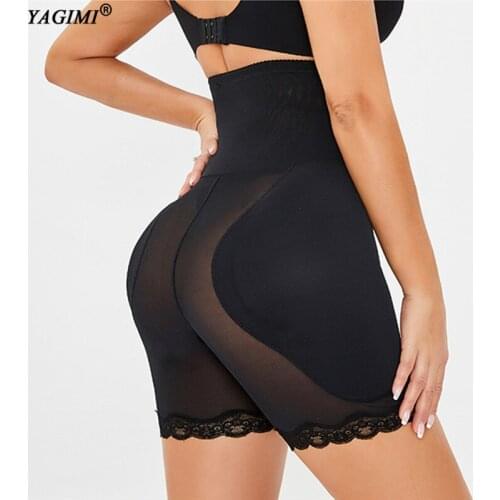 YAGIMI Butt Lifter Body Shaper Hip Padded Women High Waist Body Curve Shaper Slimming Tummy Control Pants Shorts Shapewear