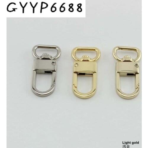 10pcs 50pcs 4colors Hight quality DIY trigger snap hooks Hardware Accessories metal handbags purses trigger snap purse hook