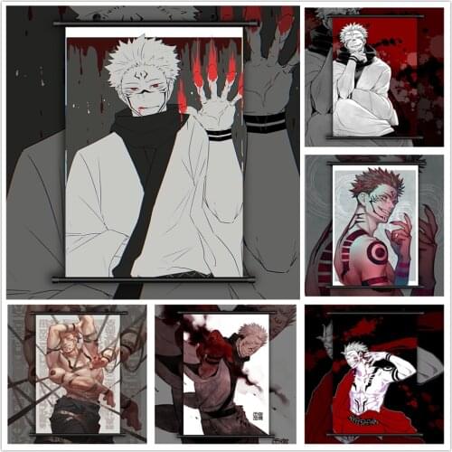 5D Diamond Painting Jiu-Jitsu Battle Sukuna Anime Manga DIY Diamond Painting Diamond Inlay DIY Diamond Embroidery Cross Stitch M