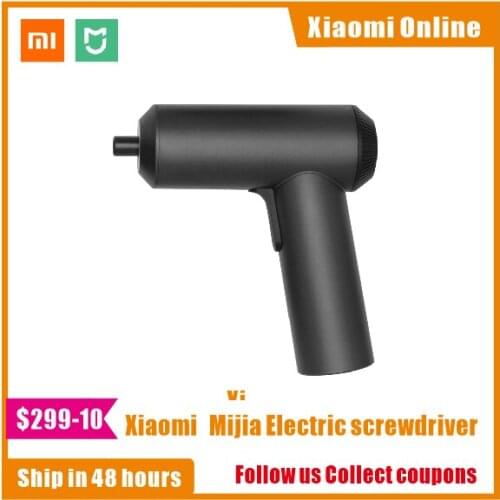 Xiaomi Mijia Cordless Rechargeable Screwdriver 3.6V 2000mAh Li-ion 5N.m Electric Screwdriver With 12Pcs S2 Screw Bits For home