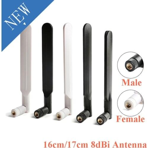 8dBi Antenna SMA Male Female Connector WiFi Wireless Router for 4G/3G/GSM/GPRS/2G LTE 900mhz RP SMA Antenna