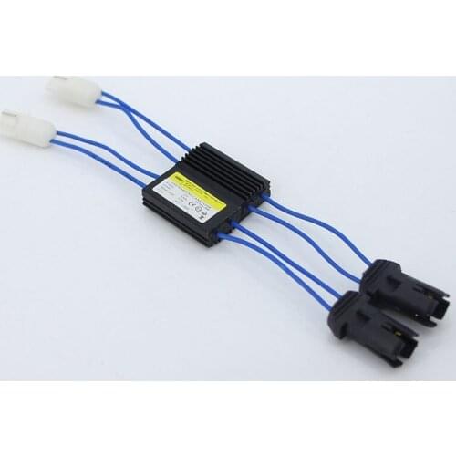 Apmatauto 2pcs Load Resistor Car LED Decoder T10 12V Car Lights NO Error Canbus Cable Warning Canceller Decoder
