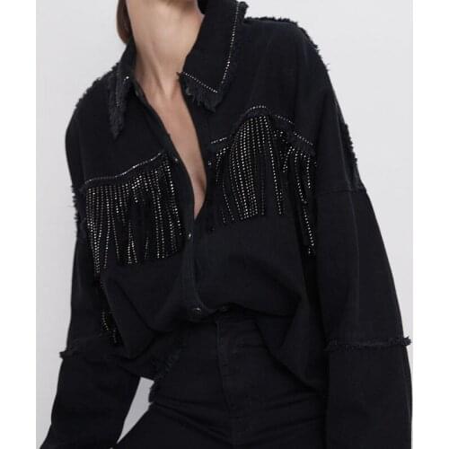 BISONJS Womens Denim Jackets