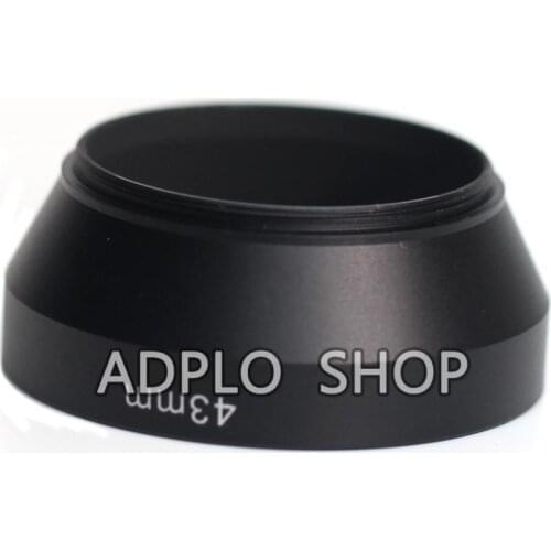 43mm Metal Wide Angle Lens Hood Suit For Canon new Nikon Pentax Olympus Kodak Any lens with 43mm filter thread