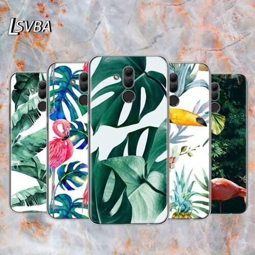 Summer Leaf Cactus Plants For Huawei Mate 40 30 20 20X 10 RS P Smart 2021 2020 Z S Pro Plus Lite 2019 Phone Case Shell