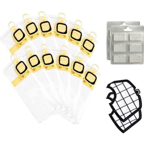 SANQ Vacuum Cleaner Bags Motor Protection Filters For Vorwerk VK140 VK150 Vacuum Cleaner Accessories