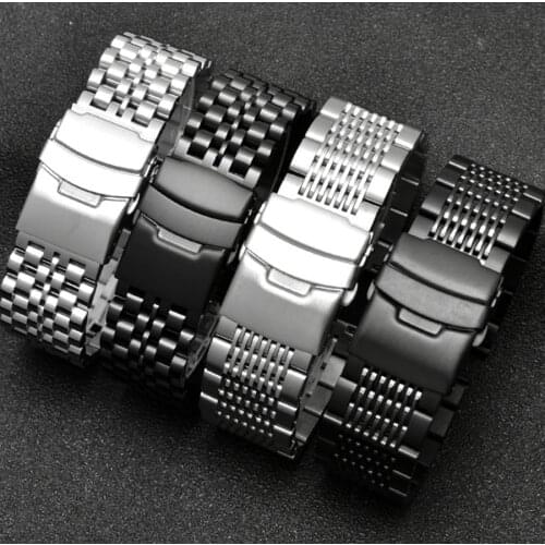 20/22/24mm Stainless Steel Metal Bracelet for Huawei Watch gt Strap for Samsung Galaxy Watch 46mm S3 Frontier/Classic Band