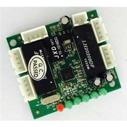 Mini module design ethernet switch circuit board for ethernet switch module 10/100mbps 5/8 port PCBA board OEM Motherboard