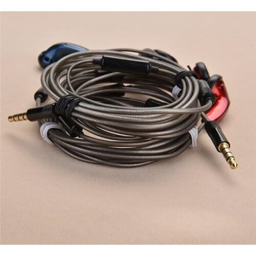 MX500 HiFi Heavy Bass In-ear Earphones with Mic Flat Head Earphone Earbuds for Mobile Phone Computer MP3 Music Player