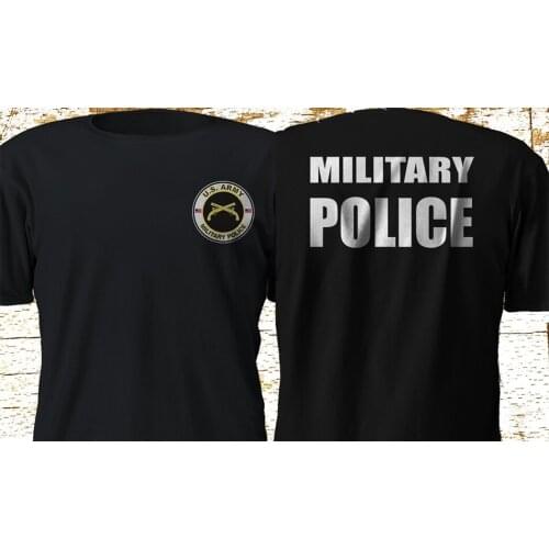 New Army Us America Military Police Special Squad Multi Color High Quality 2019 Summer New Costumes for Men O-Neck Tee Shirt