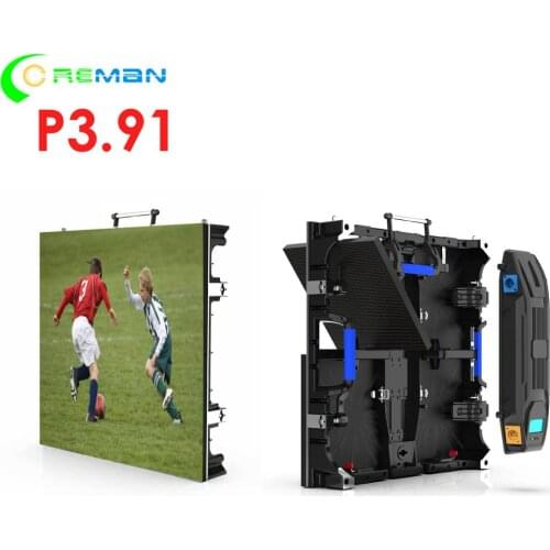 New technology fast front installation led display cabinet with power con , double backup led video panel high quality