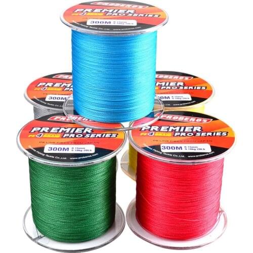 300M 6LB-100LB PE Weave 4 Strands Braided Outdoor Sea Fishing Line Rope Tool