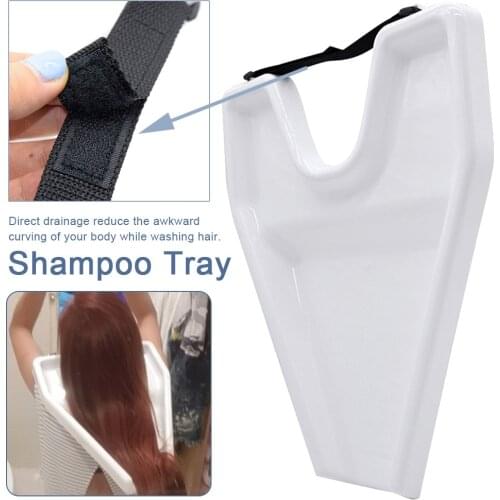 Sink Mobility Spa Hair Wash Portable Removable Hairdressing Shampoo Tray Styling Accessory Home Neck Rest Salon Elderly Patients