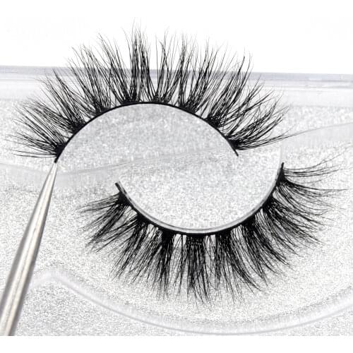 Visofree Eyelashes 3D Mink Lashes soft natural handmade cruelty free Mink Eyelashes Lightweight Full Strip cilios posticos D23