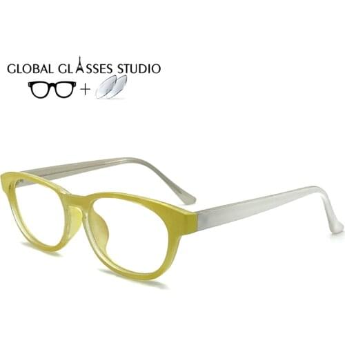 Women Acetate Glasses Frame Eyewear Eyeglasses Reading Myopia Prescription Lens 1.56 Index TT-661