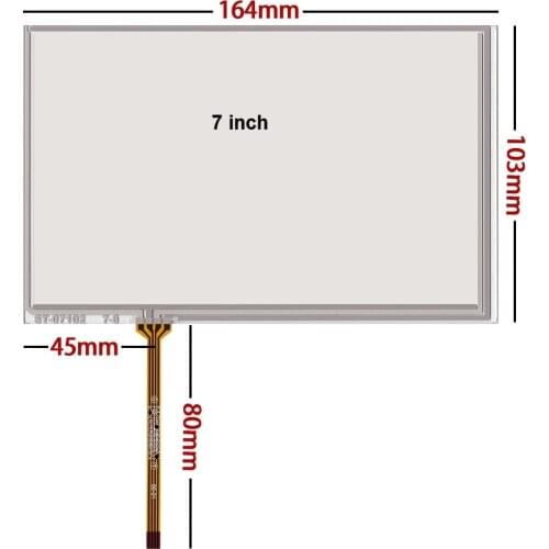 10 pcs/lot New 7.1-inch touch screen 164*103 industry AT070TN83 v.1 AT070TN84