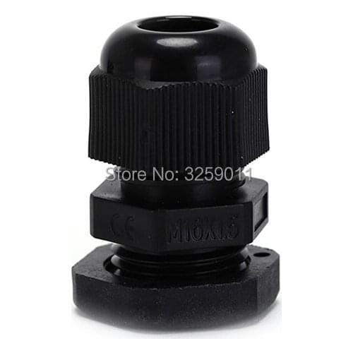 20PCS Cable Gland Nylon PA Waterproof Adjustable 3-50mm Cable Connectors Joints With Gaskets Assortment kit M12 M18 M20 M22 M16