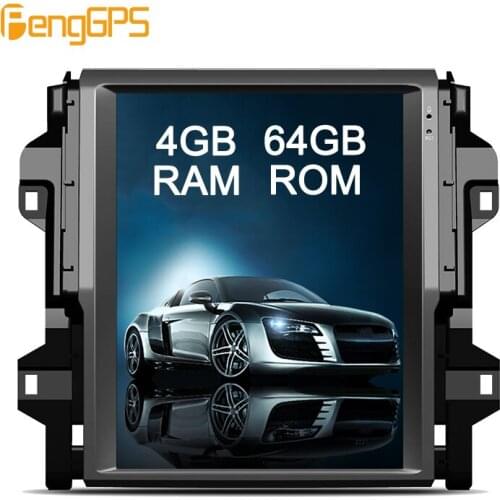 4+64G Vertical Screen Android 8.1 GPS Navigation for Toyota Fortuner /Revo 2016-2019 Car Stereo Audio Player 1920*1080 Headunit