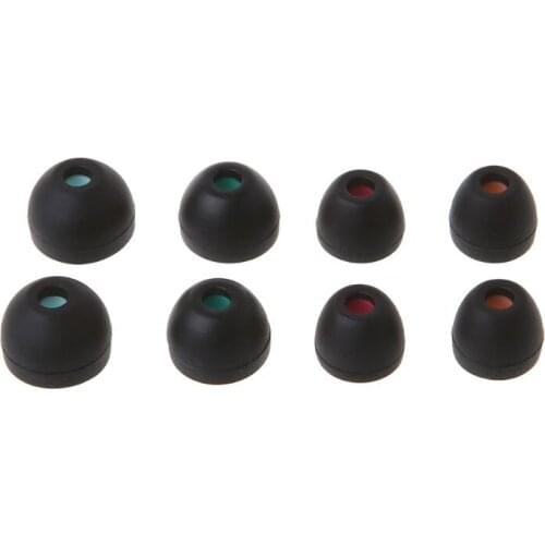 4 Pairs(XS/S/M/L) Soft Silicone Ear Pads Earphone Eartips Suit for 90% In-ear Earbuds Cover Accessories for Sony Headphone