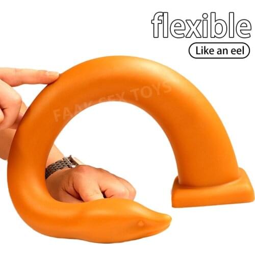 New Super Long Anal Plug Dildo Soft Silicone Butt Plug Anus Expansion Stimulator Prostate Massager Erotic Sex Toys For Men Women