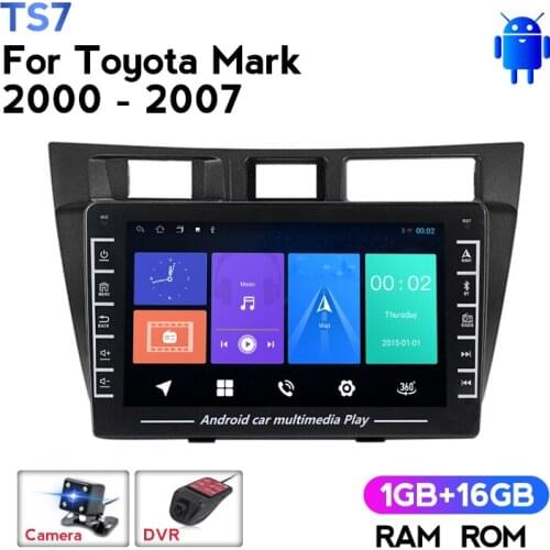 HD1280*720 Android For Toyota Mark II 9 X100 2002 - 2007 Car Radio Multimedia Video Player Navigation GPS Android No 2din 2 din