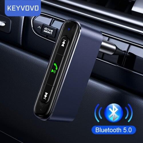 AUX Car Bluetooth Receiver 3.5MM Jack Audio Music Bluetooth 5.0 Car Kit Wireless Handsfree Speaker PC Headphone Stereo Receptor
