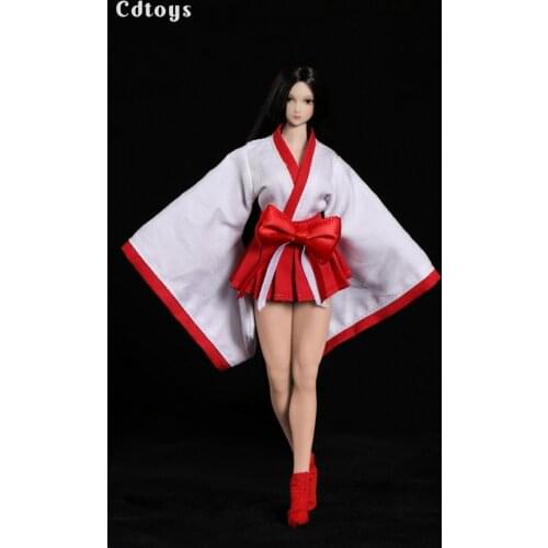 Cdtoys 1/12 Scale Female Soldier And Witch Kimono Fit Ph Tbleague 12'' Action Figure Female Plastic Body clothes Model In Stock