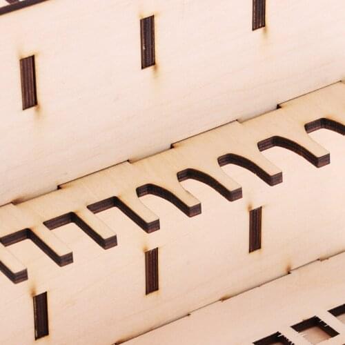 Wooden DIY Tool Shelf Rack Storage Holder for Model Tool Display