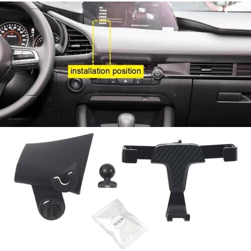 Car Air Vent Mount Phone Holder Mobile Phone Cradle Smartphone Stand for Mazda3 2020 2021 Car Accessories