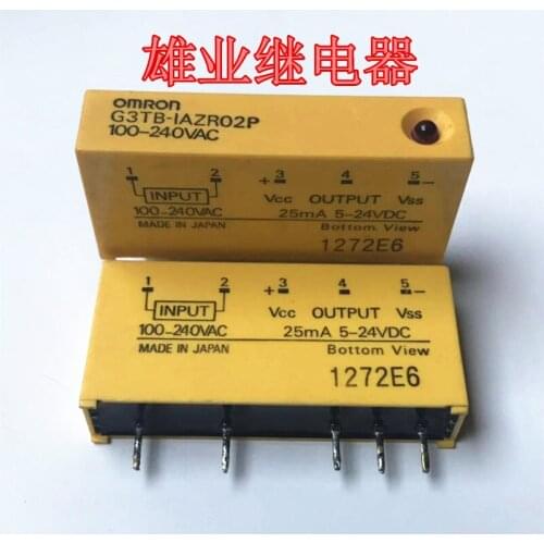 G3tb-iazr02p solid state g3tb-1azr02p 100-240Vac 5-pin relay