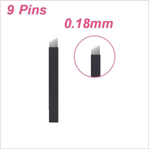 Lamina Agulhas Tebori 7 9 11 12 14 Flex Tattoo Needle Microblading Needles Blade for Permanent Makeup Eyebrow Manual Eyebrow Pen