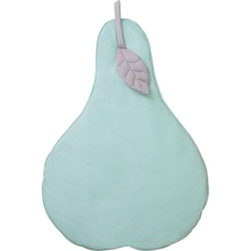 Newborn Baby Cotton Crawling Carpet Blanket Pear Shape Crawling Play Mat Decor 090A