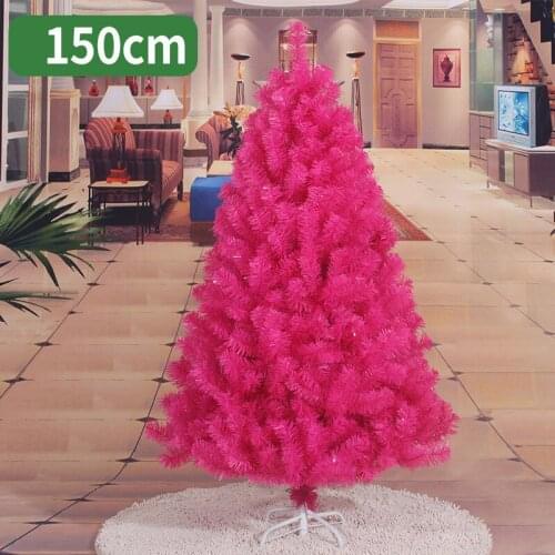 150cm Christmas tree pink rose red artificial Christmas tree decorations Christmas decorations for home Christmas ornaments