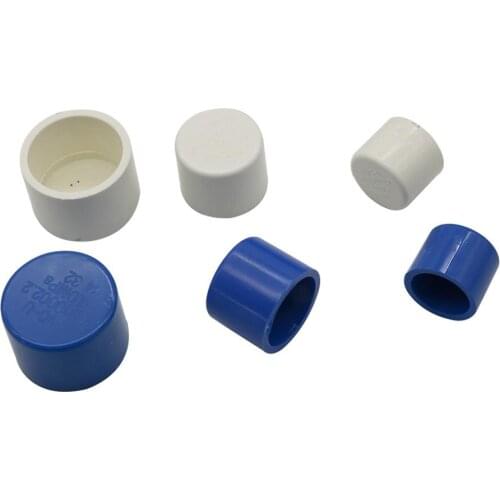 20/25/32mm Inner Diameter PVC End Plugs Garden Irrigation Waterstop Connection Adapter Water Pipe Connectors 2 Pcs
