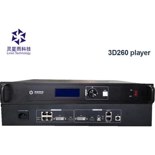 Linsn 3D260 New Sender Box With 4 Network Port Sending Card DVI HDMI-Compatible Input Supports Cascade Function 3D Linsn Player