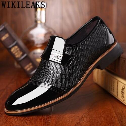 Mens Dress Shoes 2020 Mens Wedding Shoes Coiffeur Formal Men Shoes Elegant Luxury Brand Chaussure Homme Zapatos Hombre Vestir
