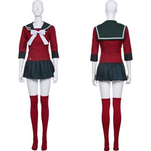 New Danganronpa V3 Cosplay Harukawa Maki Cosplay Costume Dress Uniform For Girls Halloween Carnival Costumes