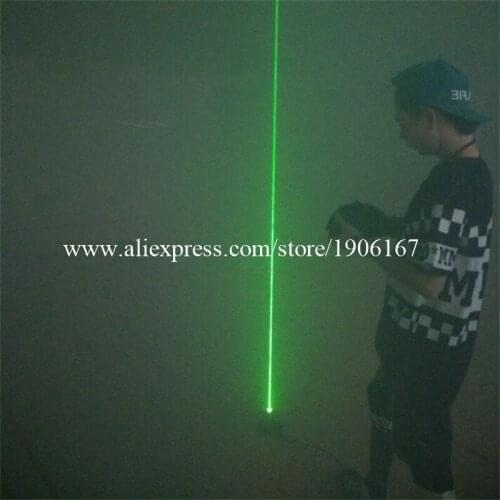Wholesale 3 PCS Super Bright Green Laser Pointer Laserman Show Projector Control By Feet For Stage Laser Show Dance DJ Club