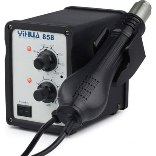 YIHUA 858 hot air gun constant temperature adjustable hot air gun hot air gun welding table disassembly welding table