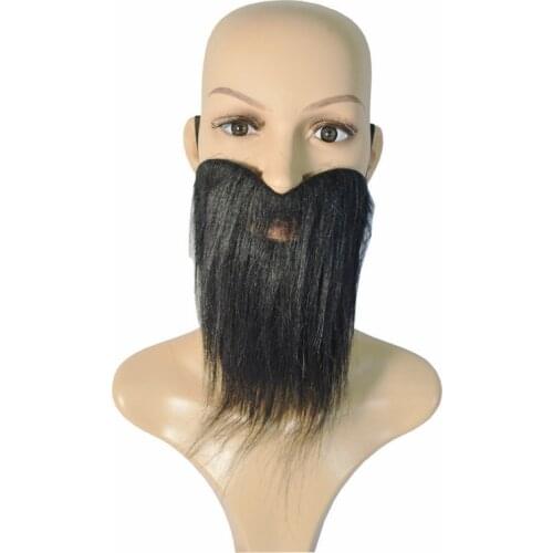 Halloween party dress black fake beards and mustaches theatrical prop cos Tricky masquerade Fancy Pirate Harden big beard