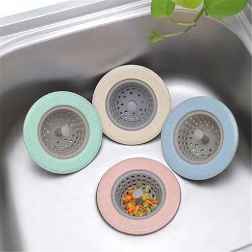 Silicone Sink Strainer Anti Clogging Waste Plug Kitchen Tools Sink Mesh Filter Hair Collector Stopper Bathroom Accessories