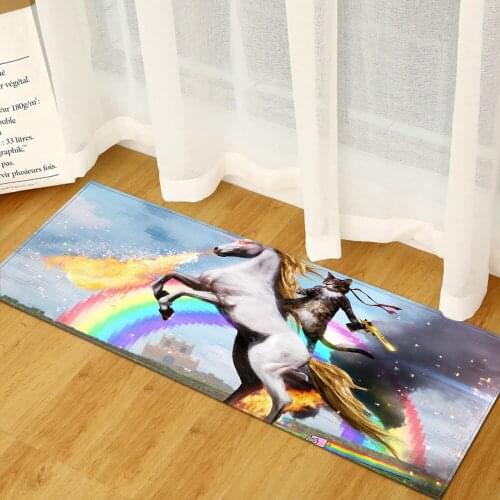 Nordic Kitchen Carpet Entrance Doormat Children Living Room Decoration Rug Home Bedroom Hallway Balcony Bath Anti-Slip Floor Mat