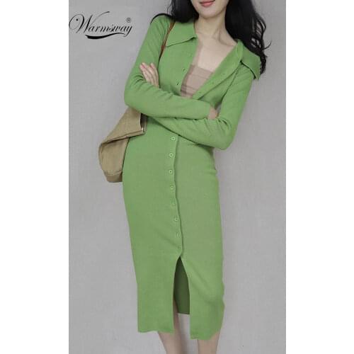 WARMSWAY Fashionable Knitted Dresses