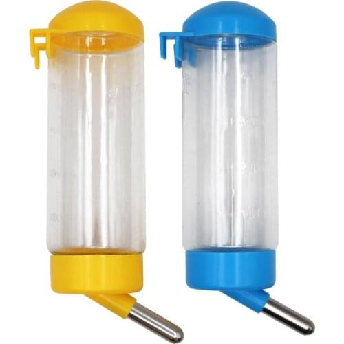 1PCS Plastic Hamster Drinker Water Bottle Dispenser Feeder Hanging Pet Dog Guinea Squirrel Rabbit Pet Feeding Drinking Supplies