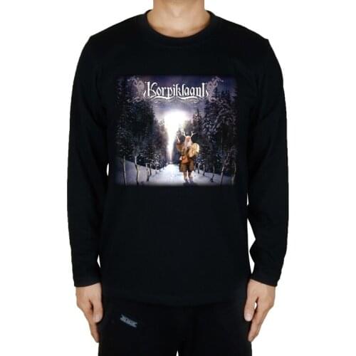 9 designs Finland Korpiklaani Rock camisetas clothing fitness Hardrock folk metal full long sleeve illustration shirt skateboard